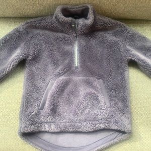 Girls purple Target In Motion 1/4 zip sweatshirt